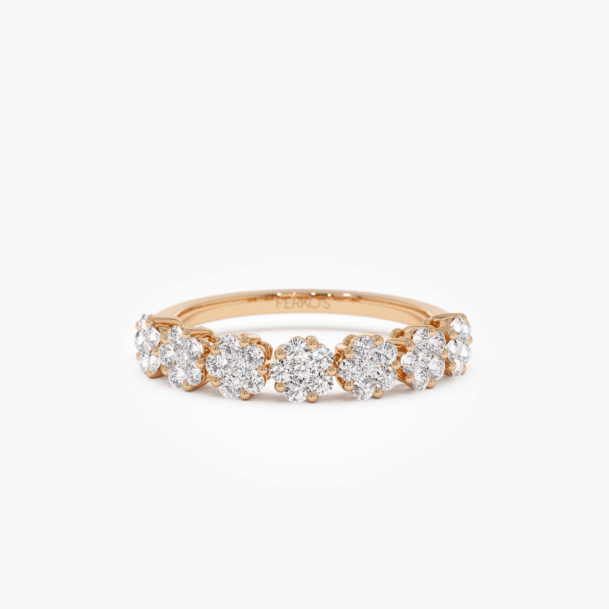 OBFJ0912 - 14k 0.50 ctw Illusion Setting Wedding Ring 5