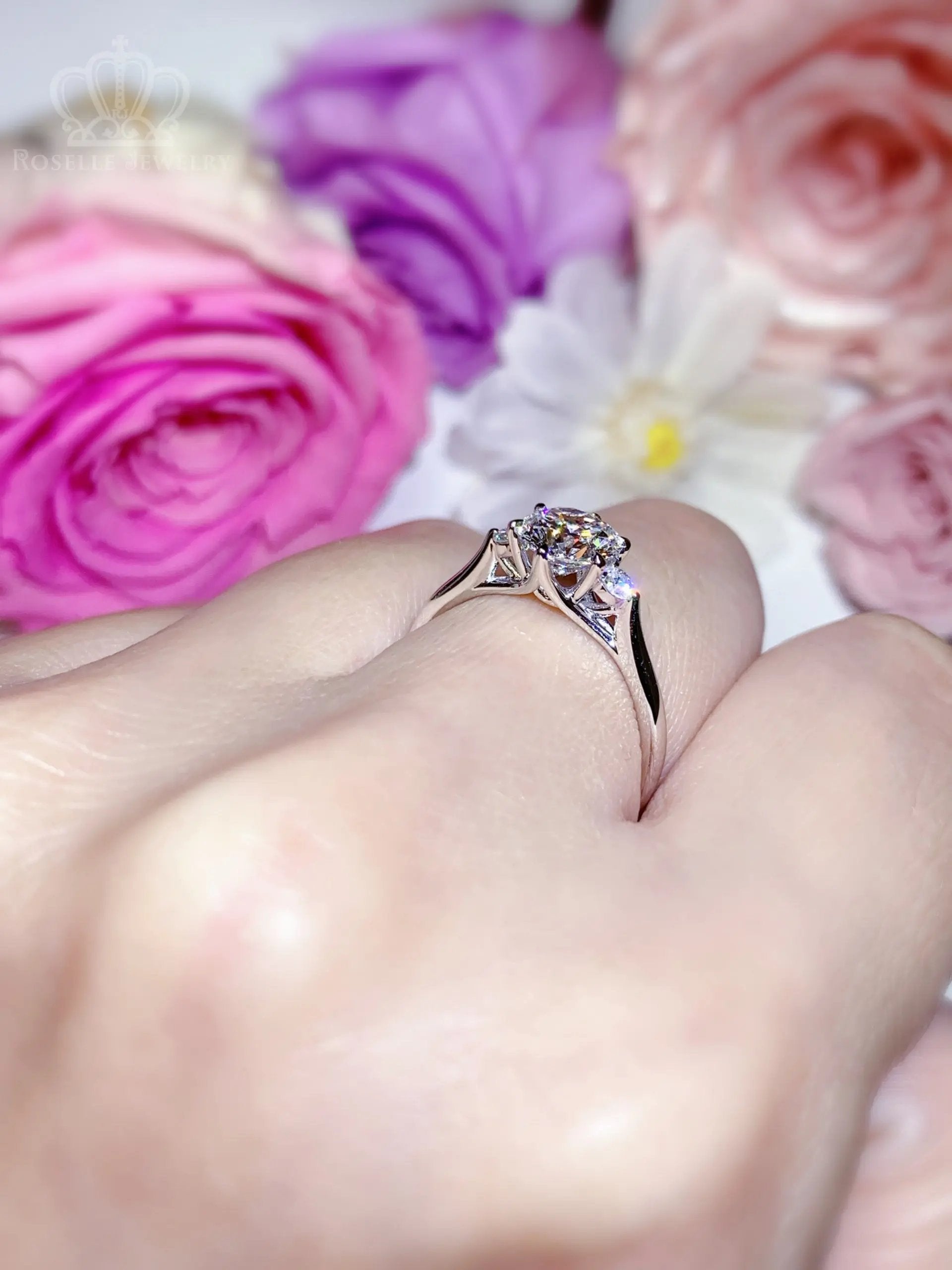Three Stone Diamond Engagement Ring [Setting Only] - KV16S CHARLISA™