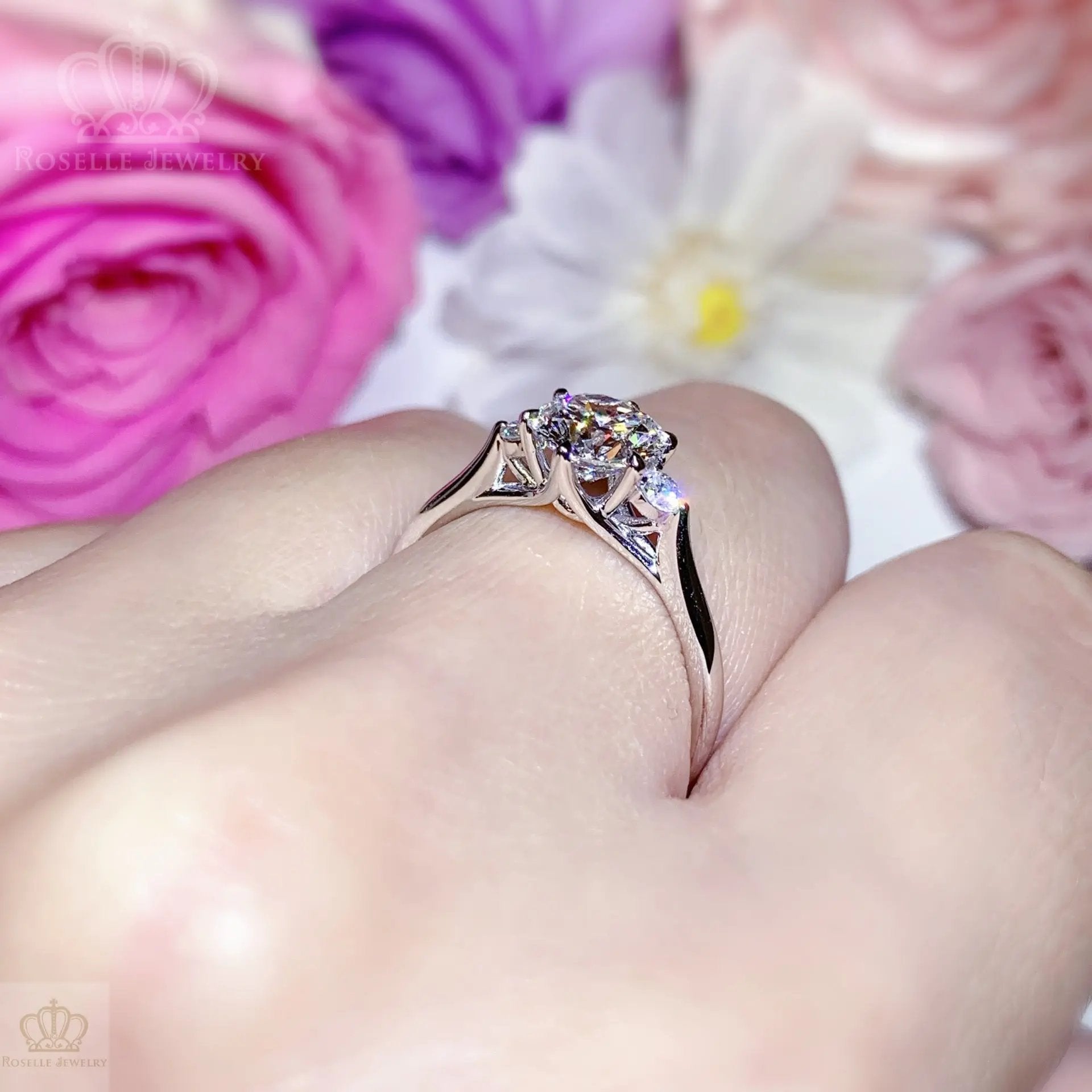 Three Stone Diamond Engagement Ring [Setting Only] - KV16S CHARLISA™