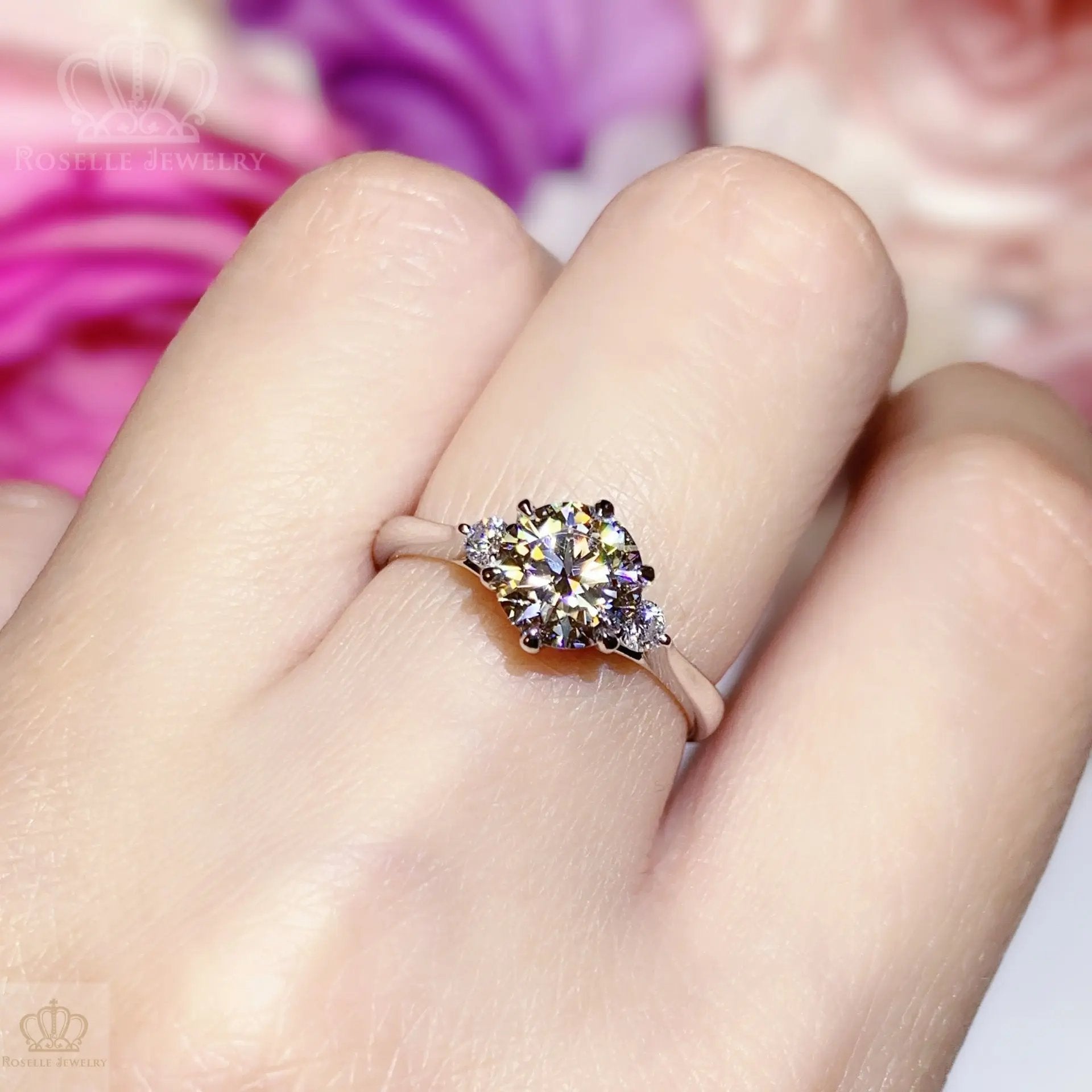Three Stone Diamond Engagement Ring [Setting Only] - KV16S CHARLISA™