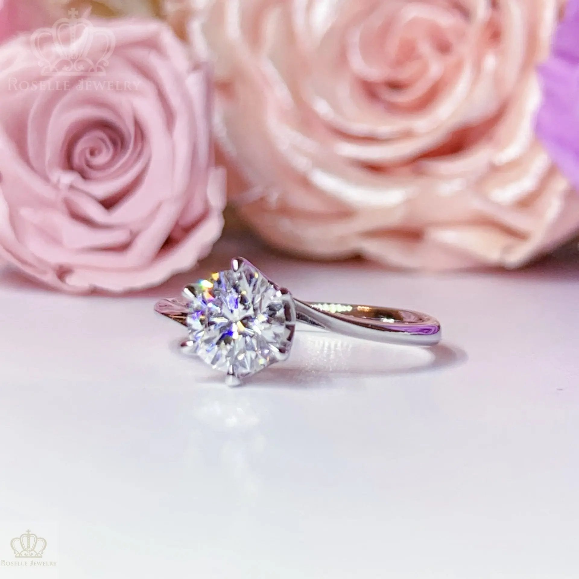 LGR045 - [Setting Only] Twist Solitaire Engagement Ring CHARLISA™