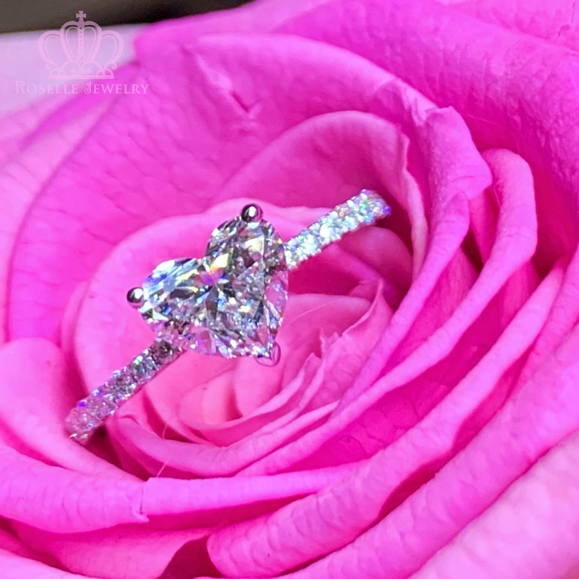 Side Stone Diamond Engagement Ring [Setting Only] - LGR008s