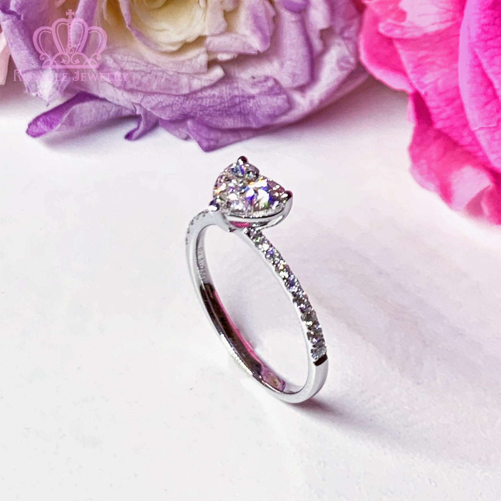 Side Stone Diamond Engagement Ring [Setting Only] - LGR008s