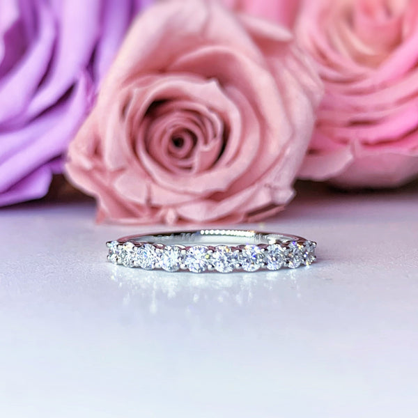 LGR027 - 0.40CTW Half Eternity Wedding Ring