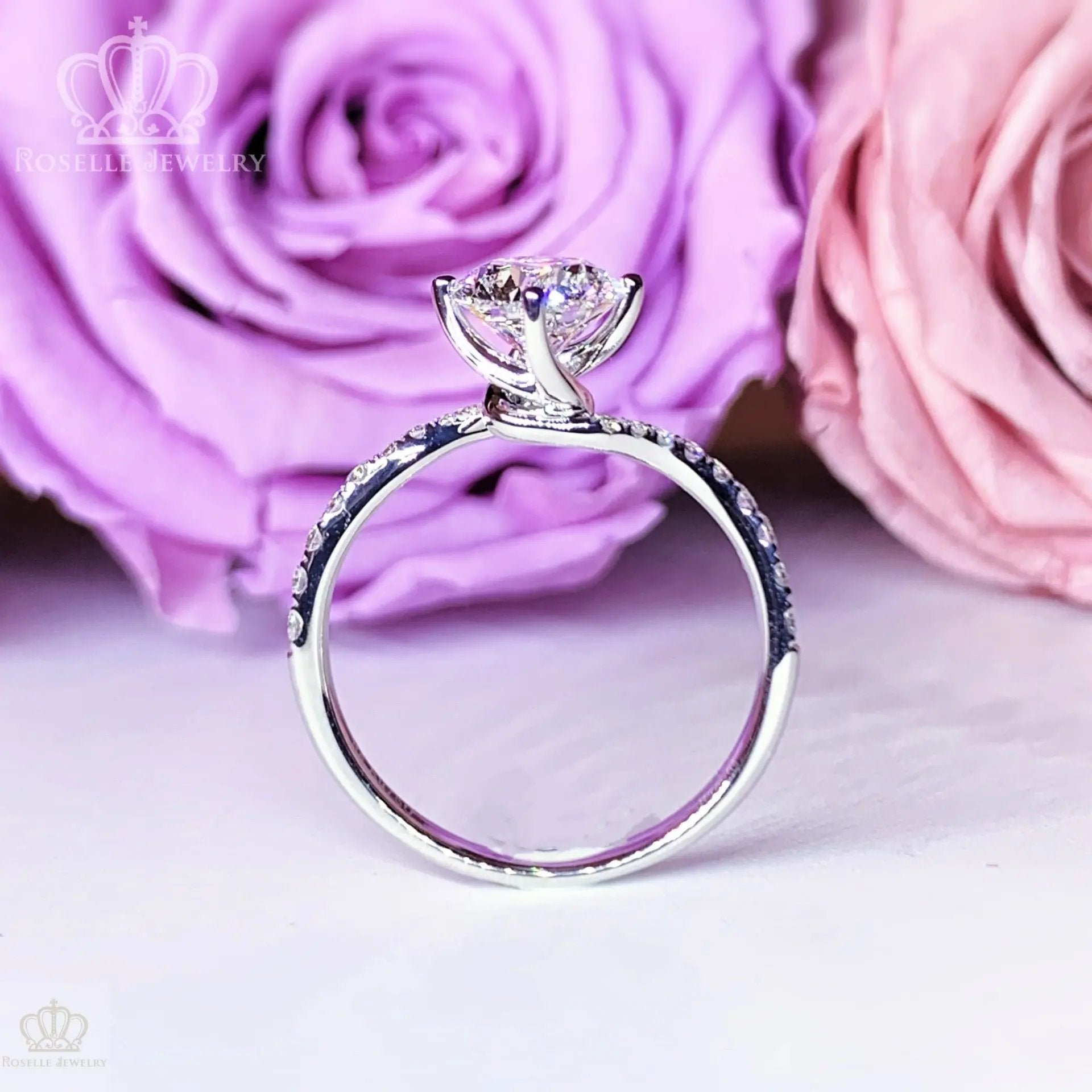 Twist Side Stone Diamond Ring [Setting Only] - LGR111s CHARLISA™