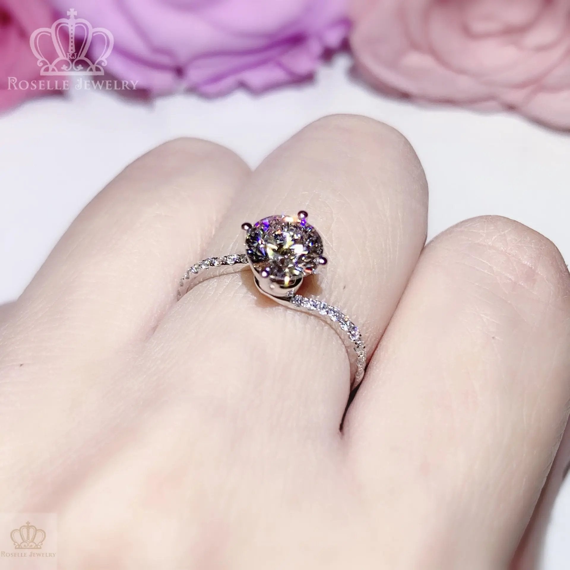 Twist Side Stone Diamond Ring [Setting Only] - LGR111s CHARLISA™