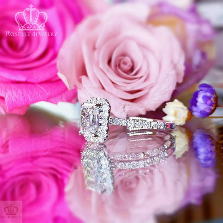 Emerald Halo Diamond Engagement Ring [Setting Only] - LGR014s CHARLISA™