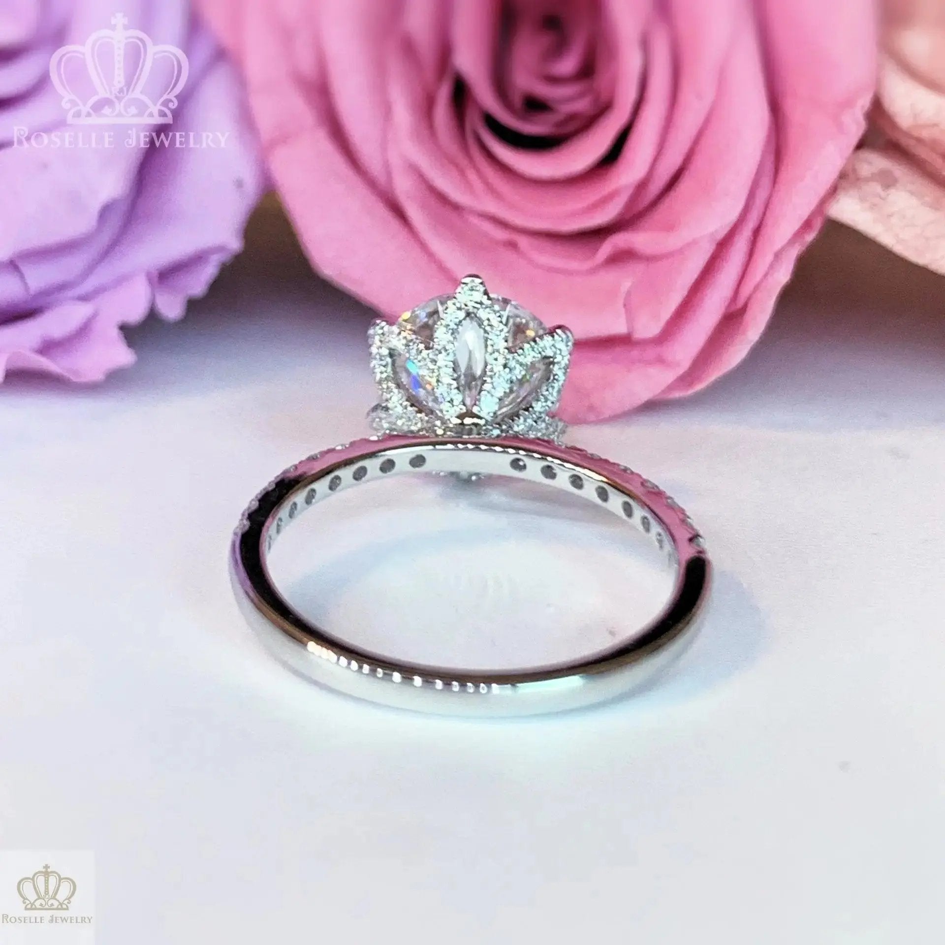 LGT005 -  [Setting Only] Starlight Shine Elegant Side Stone Diamond Engagement Ring CHARLISA™