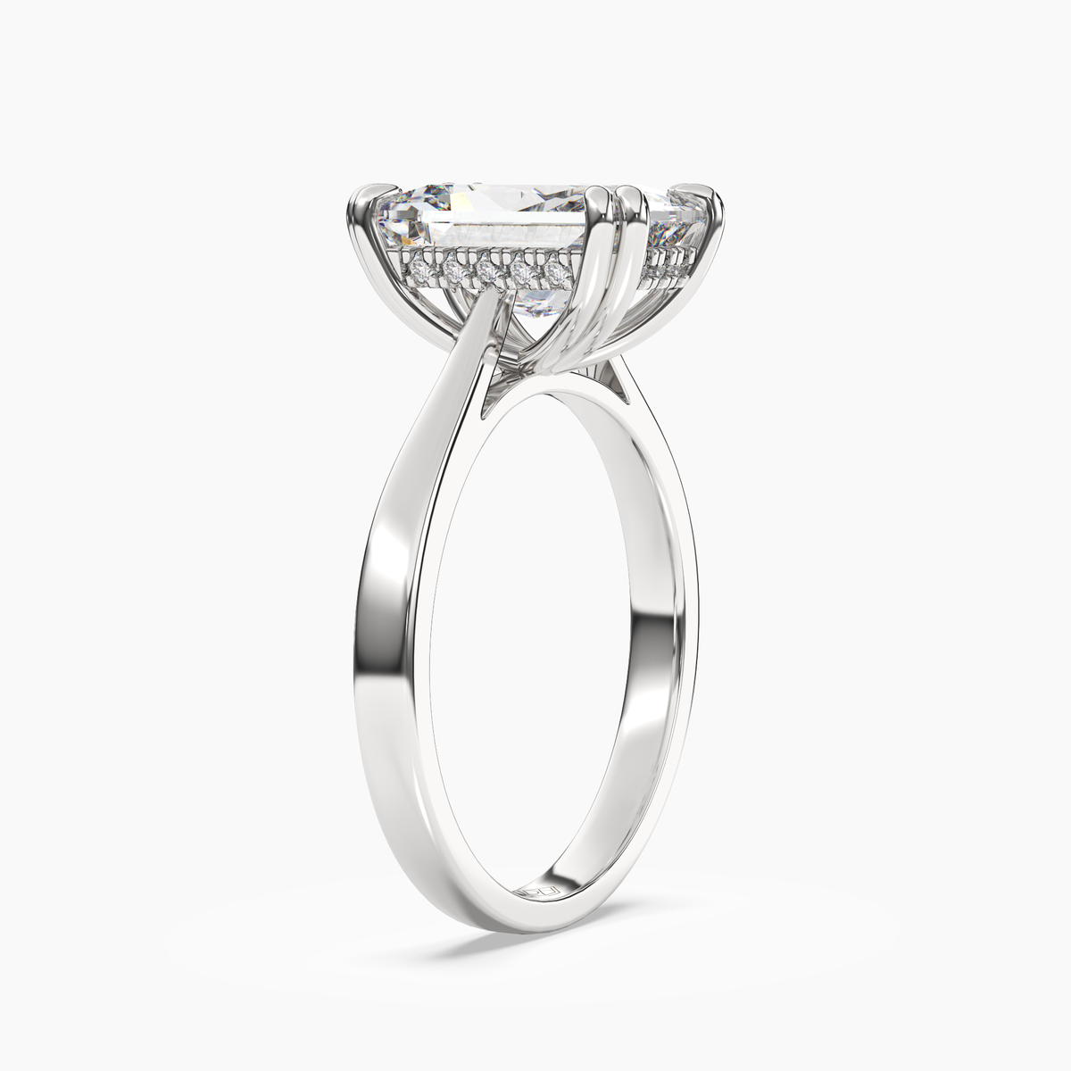 OBSER056 - Meadow Radiant engagement ring setting view 2