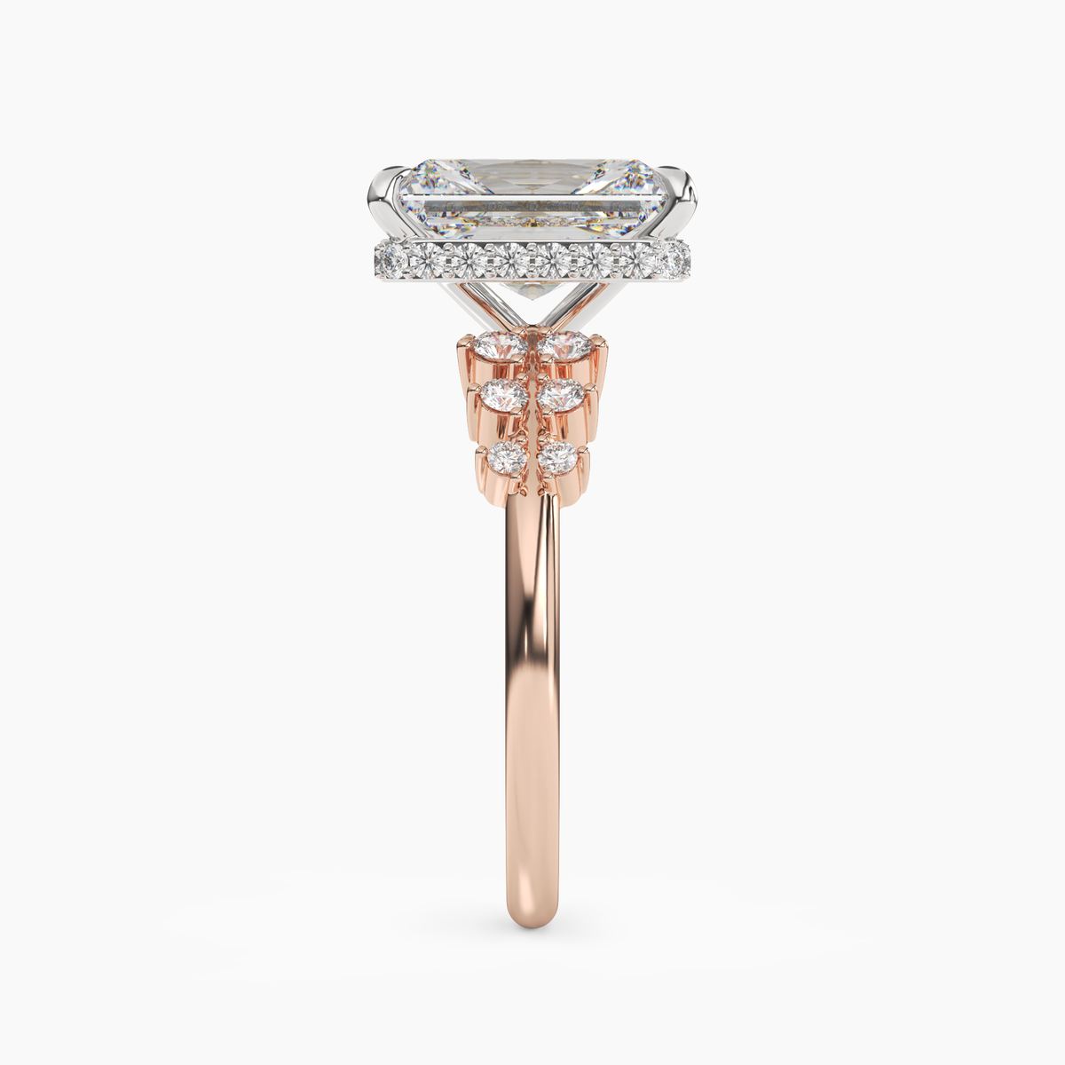 OBSER053 - Violet Radiant engagement ring setting view 9