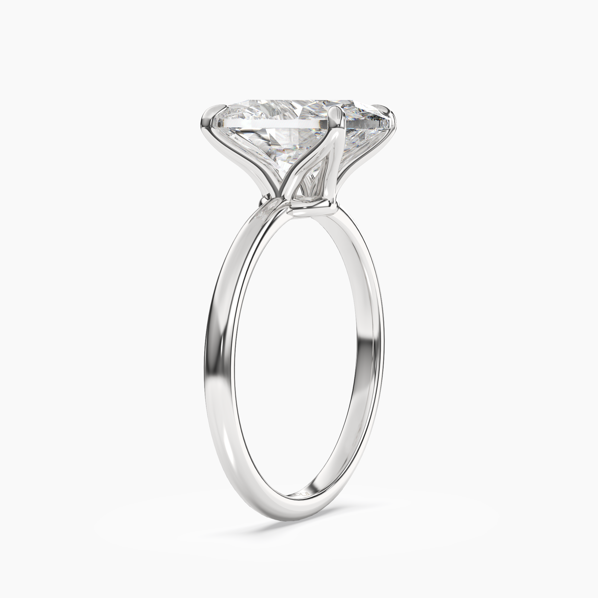 OBSER044 - Brielle Oval engagement ring setting view 2
