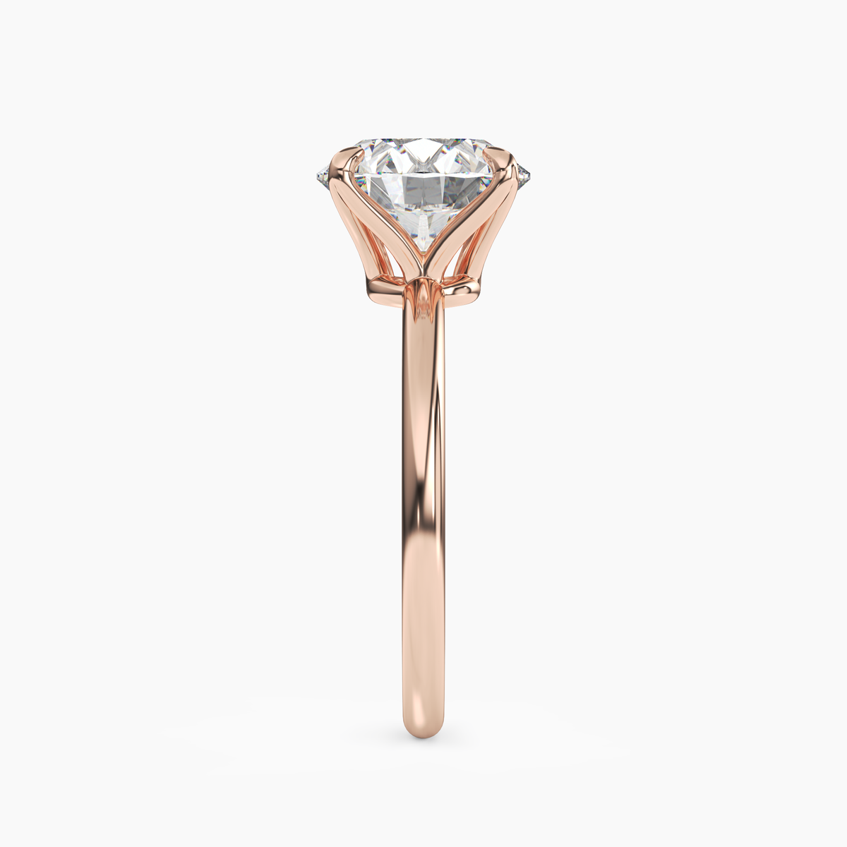 OBSER042 - Brielle Round engagement ring setting view 9