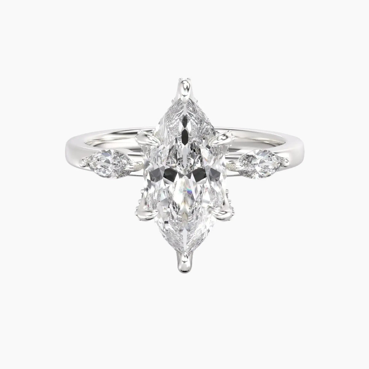 OBSER076 - Auracle Marquise engagement ring setting view 1