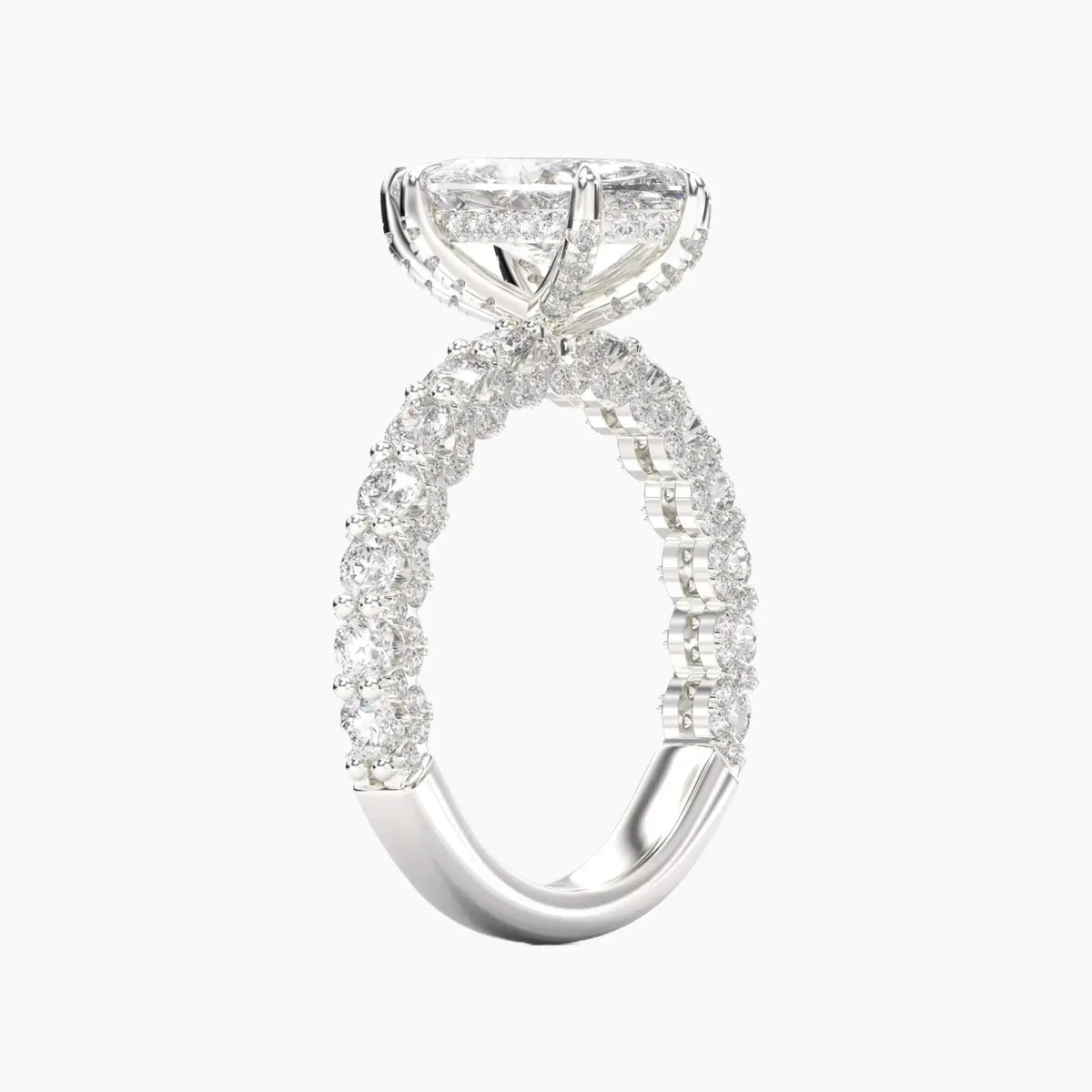 OBSER191 - Lustre Marquise engagement ring setting view 2