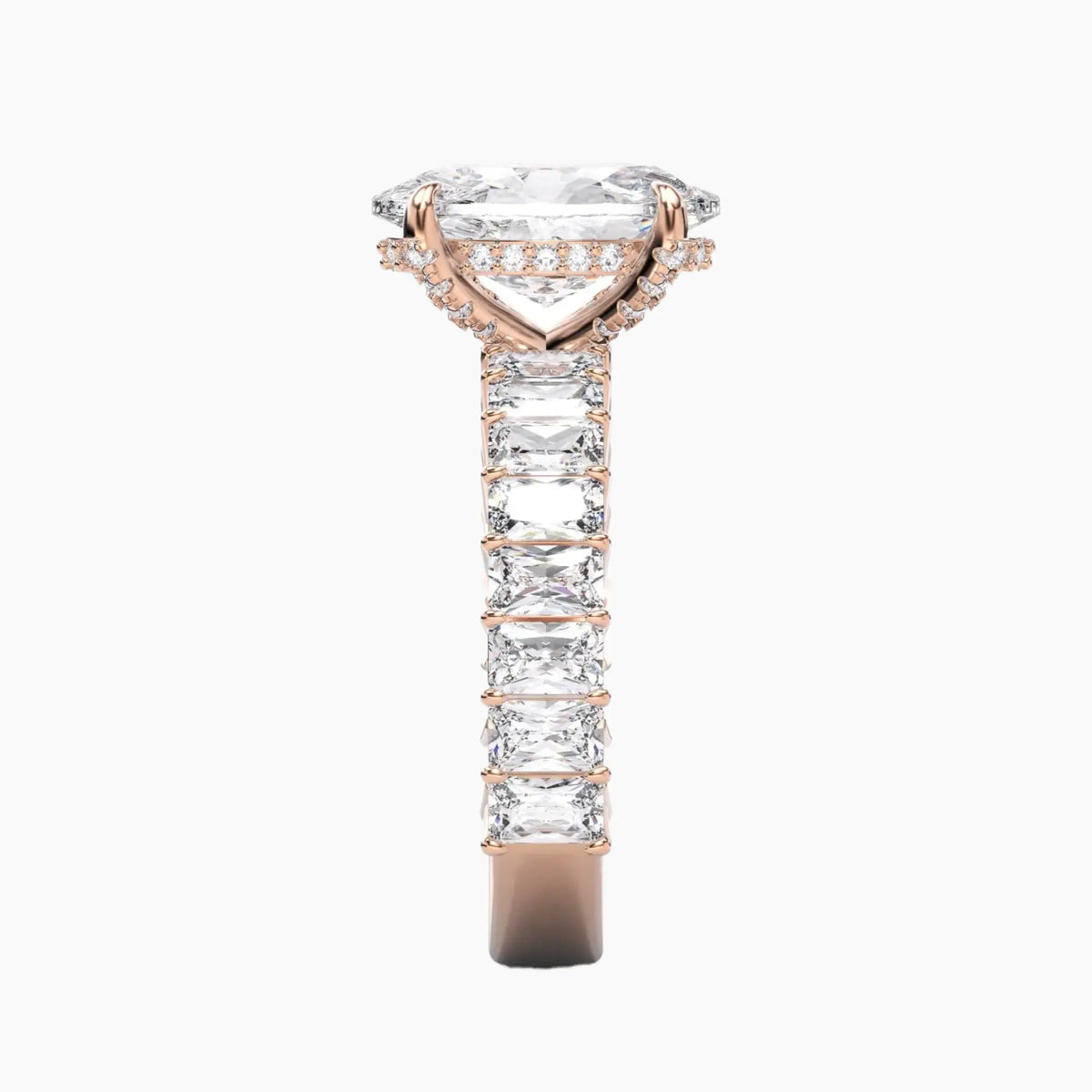 OBSER108 - Petricor Oval engagement ring setting view 9