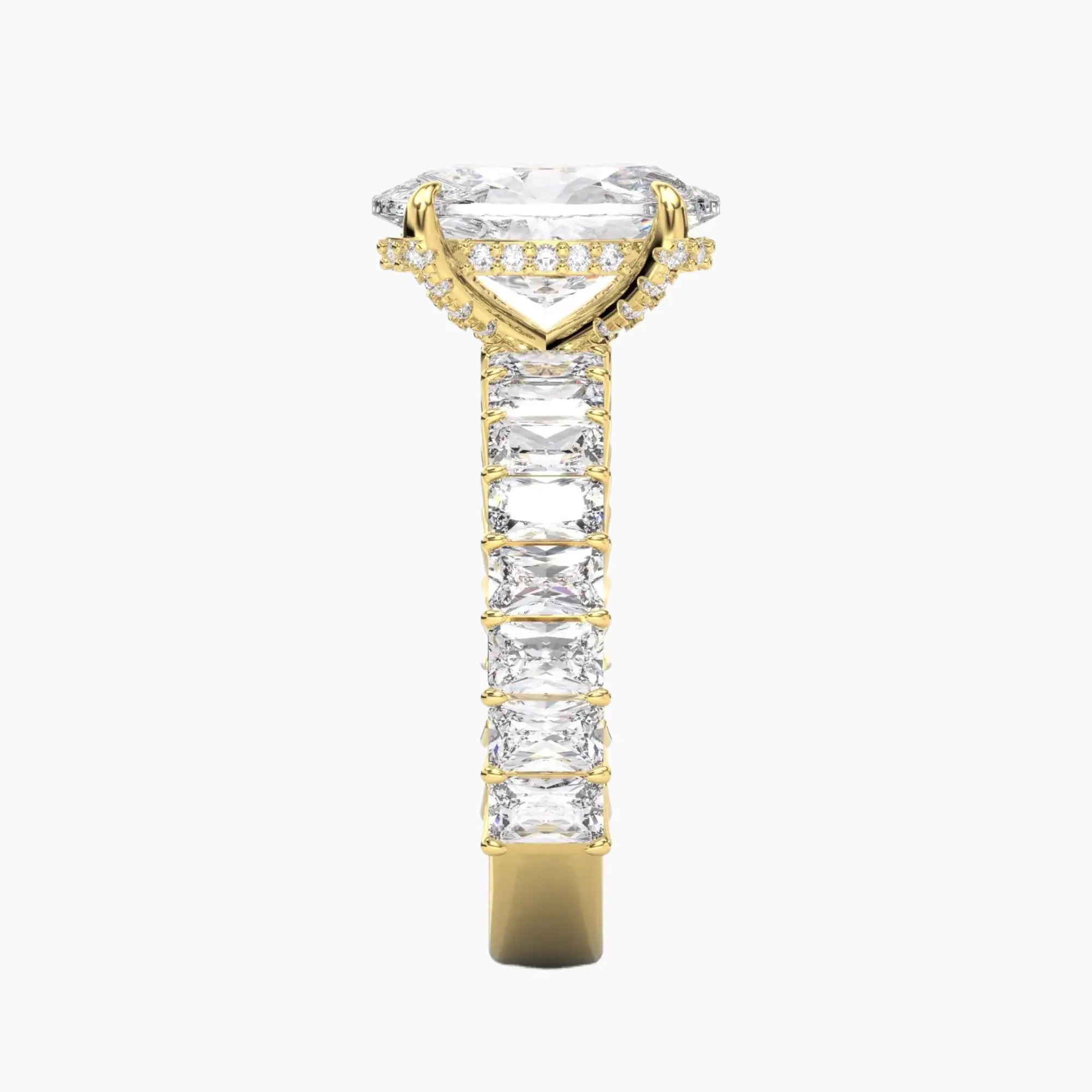 OBSER108 - Petricor Oval engagement ring setting view 6