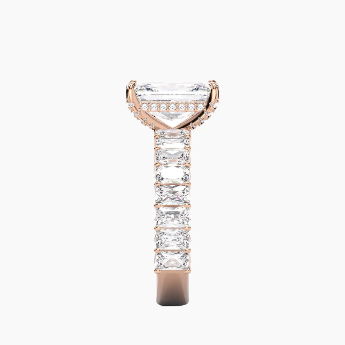 OBSER074 - Petricor Radiant engagement ring setting view 9