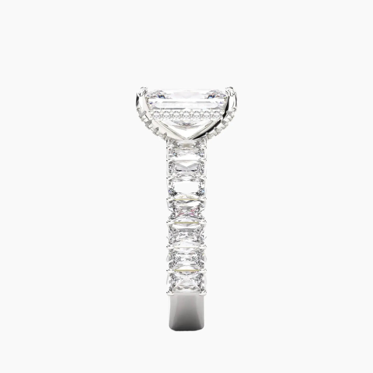 OBSER074 - Petricor Radiant engagement ring setting view 3