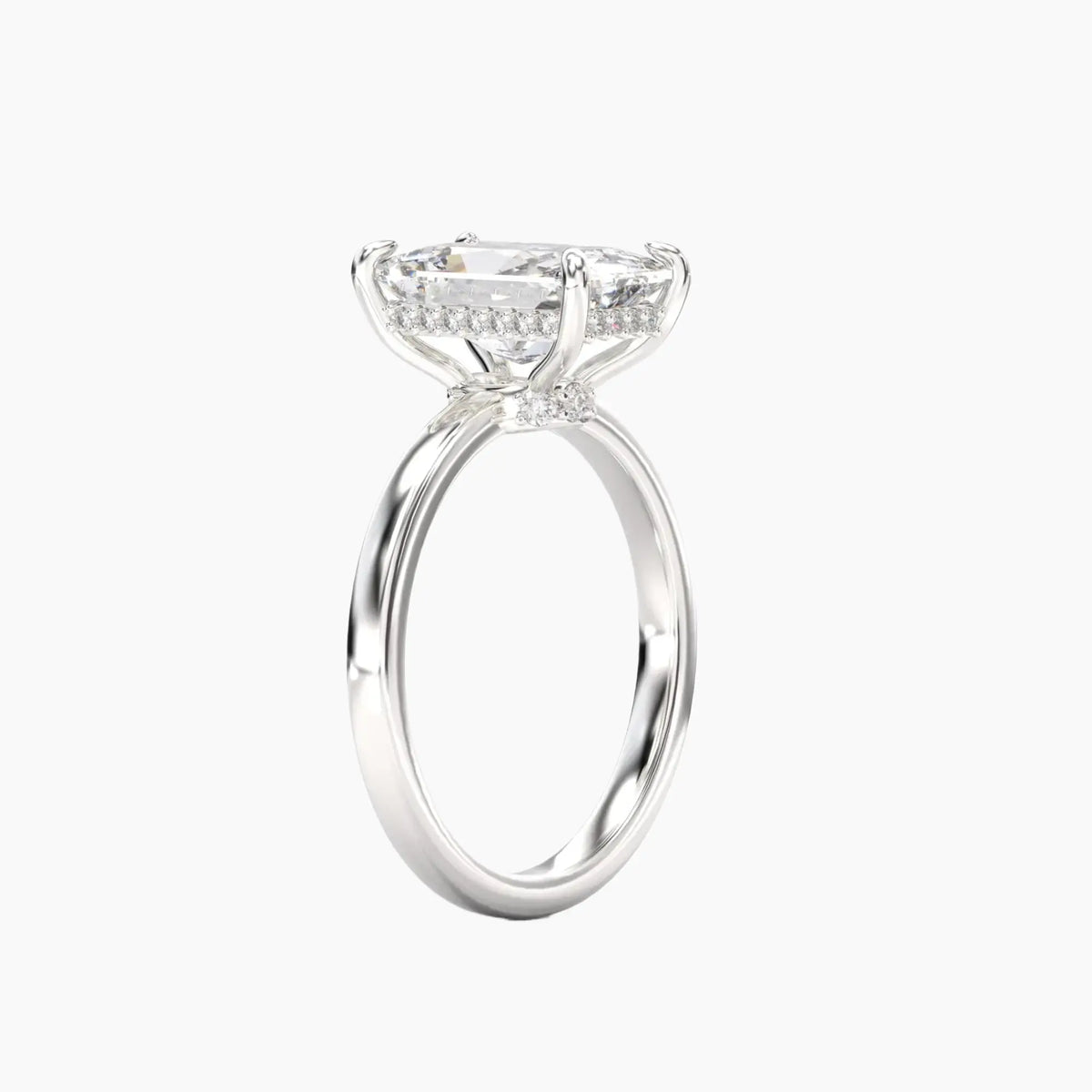 OBSER107 - Beryl Radiant engagement ring setting view 2