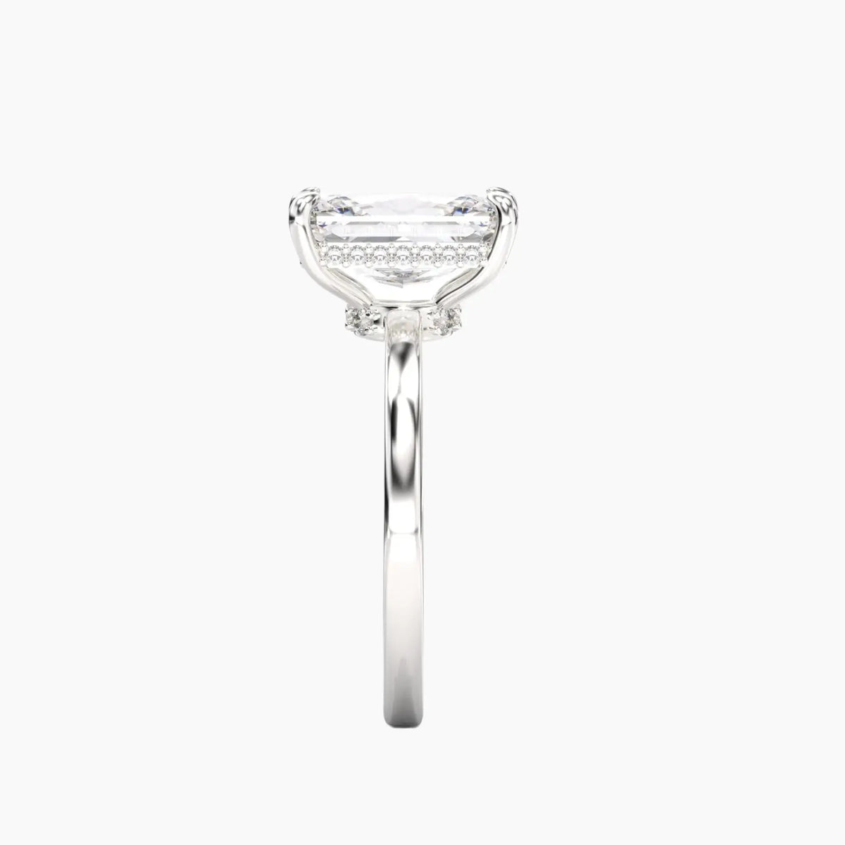 OBSER107 - Beryl Radiant engagement ring setting view 3