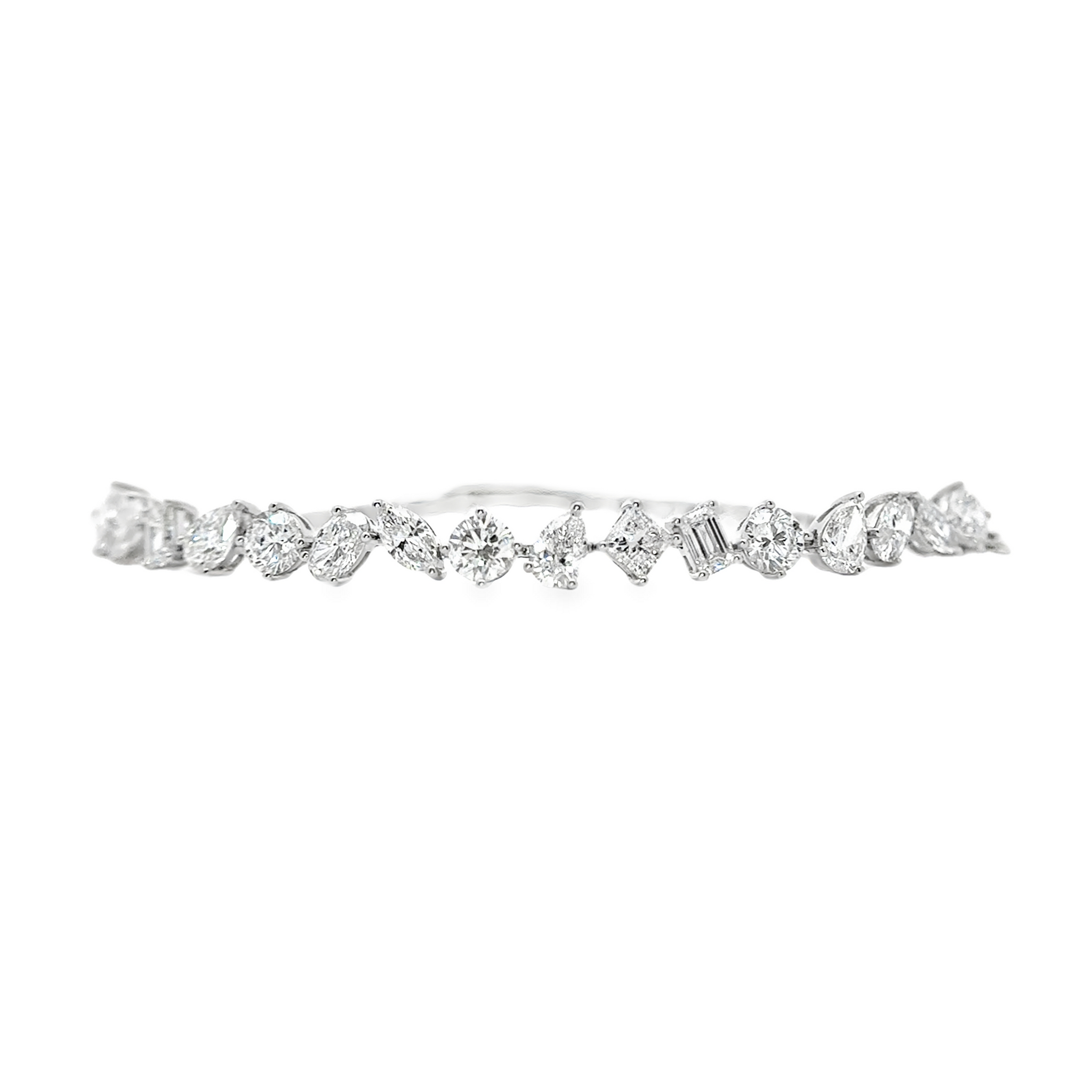 3.38CTW Four Prong Lab Grown Diamond Bracelet - LB251