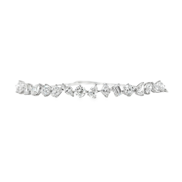 3.38CTW Four Prong Lab Grown Diamond Bracelet - LB251