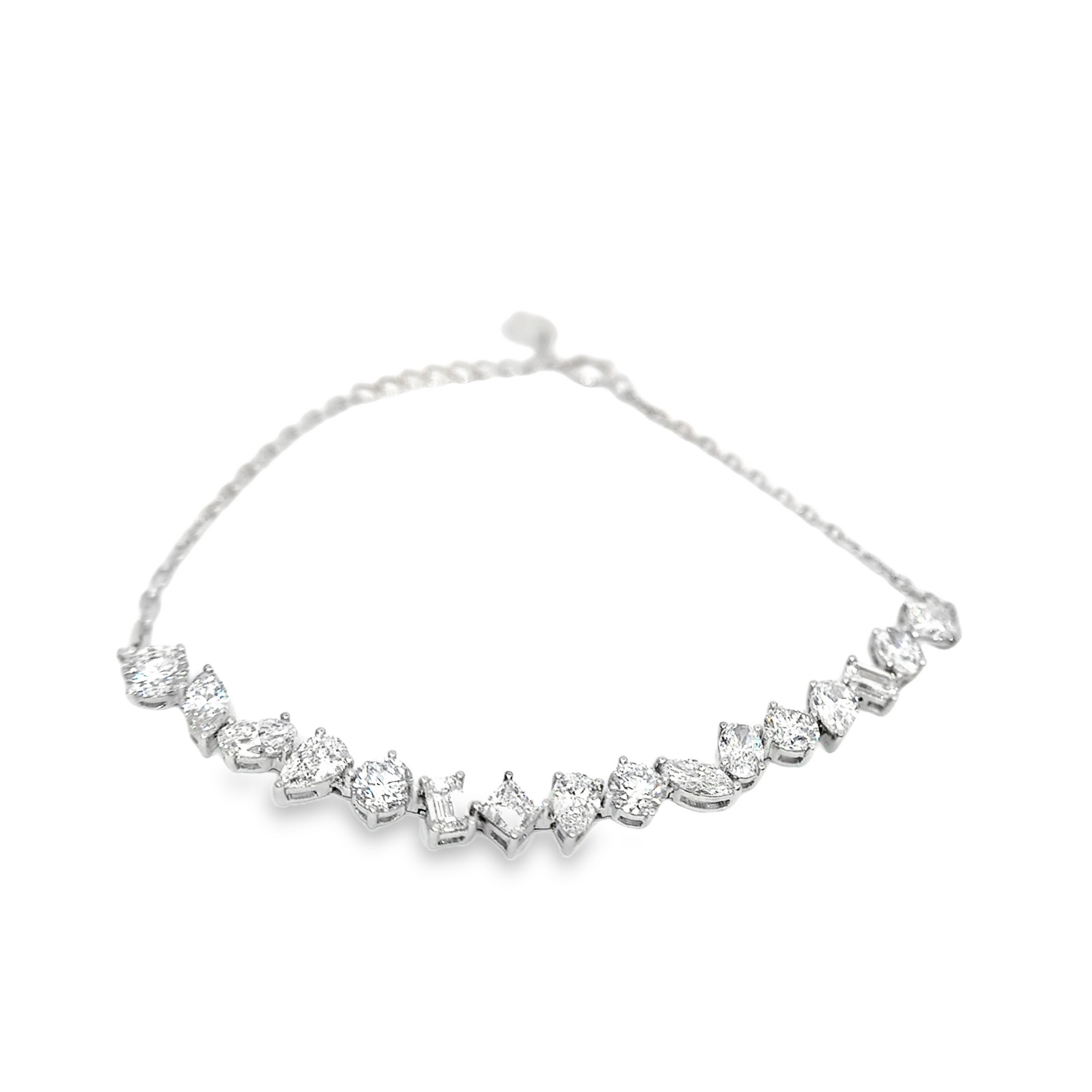 3.38CTW Four Prong Lab Grown Diamond Bracelet - LB251