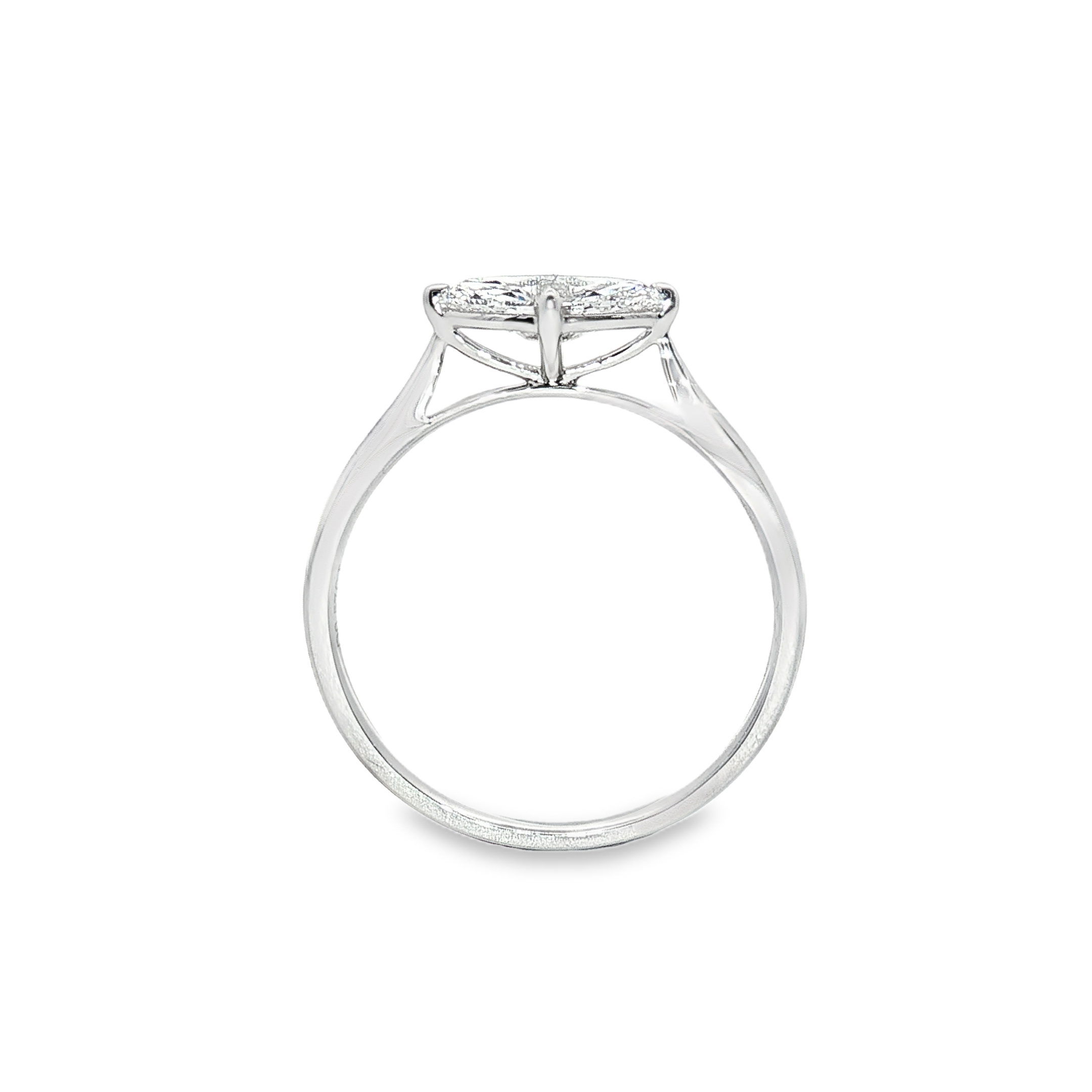LGN0216 - [Setting Only] Solitaire Ring 1.4mm Dainty Band