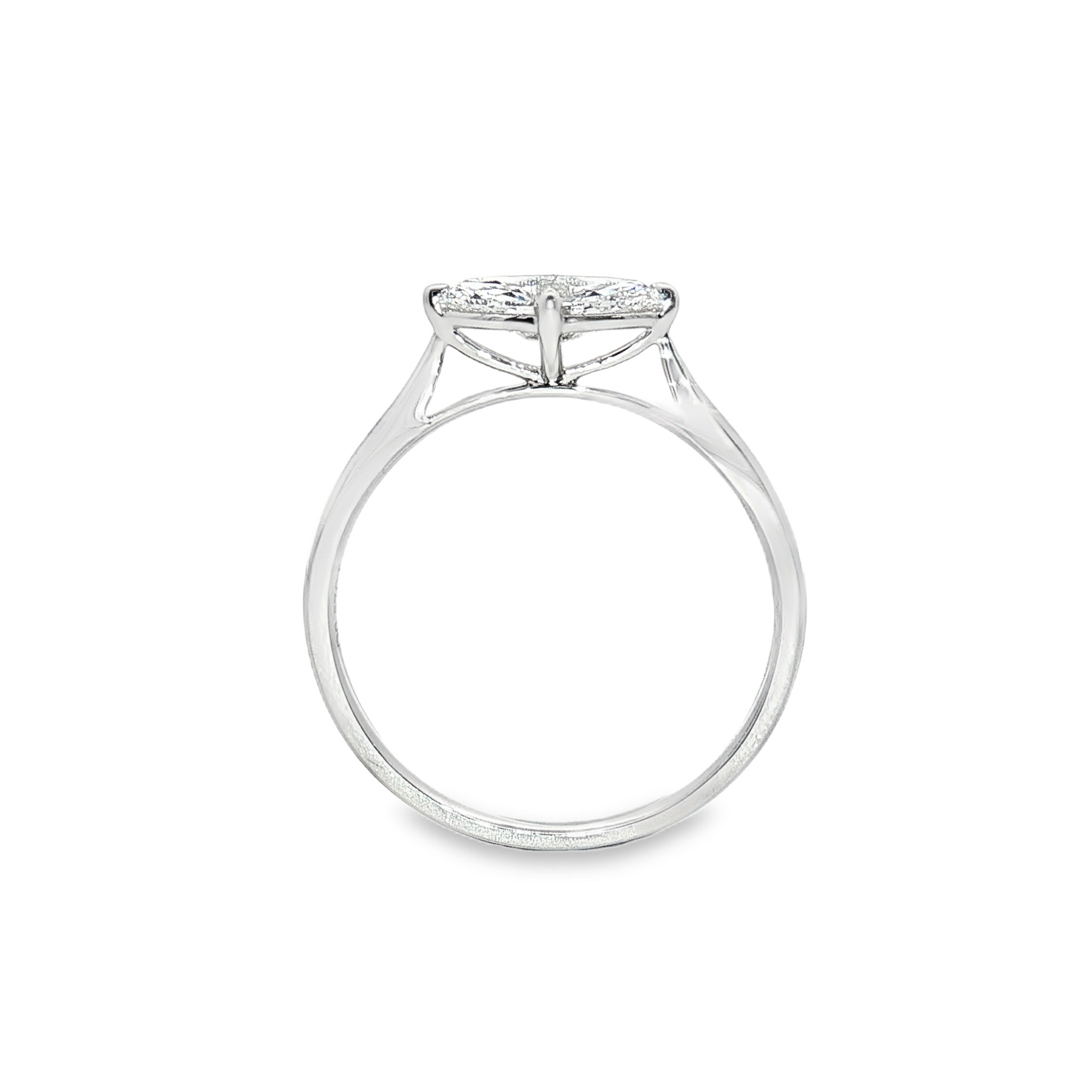 LGN0216 - [Setting Only] Solitaire Ring 1.4mm Dainty Band