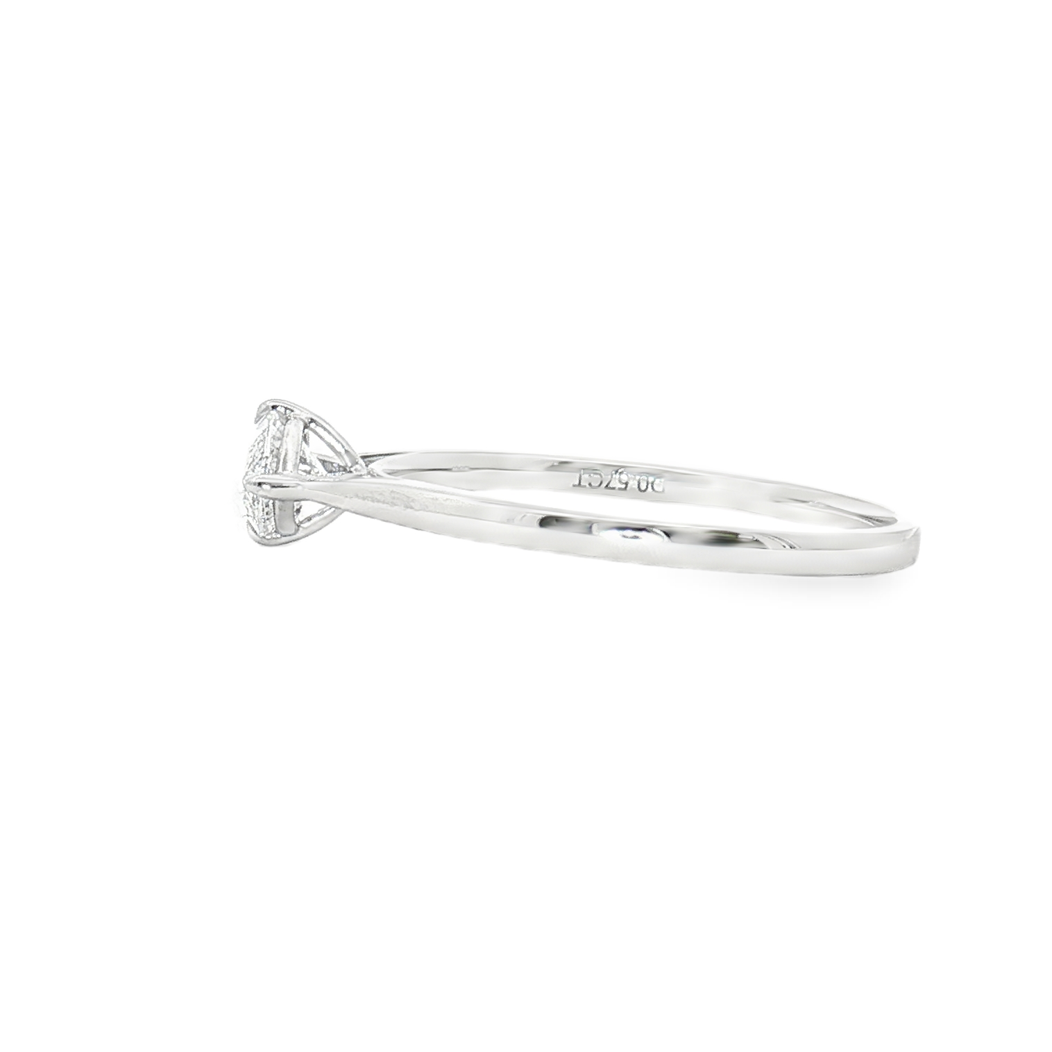 LGN0216 - [Setting Only] Solitaire Ring 1.4mm Dainty Band