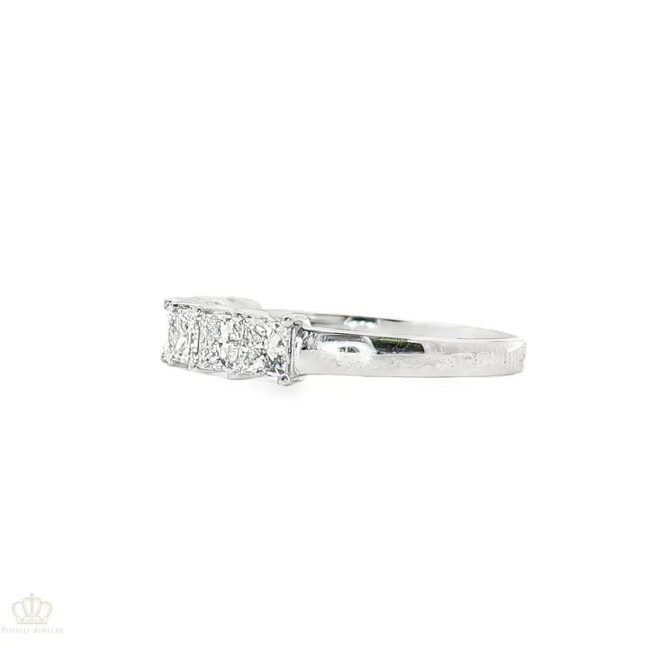 LGR112 - 1.03CTW Princess Cut Seven Stone Diamond Wedding Band Ring Camelia™