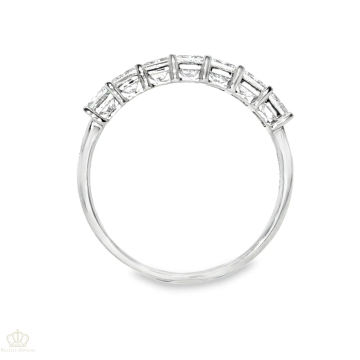 LGR112 - 1.03CTW Princess Cut Seven Stone Diamond Wedding Band Ring Camelia™