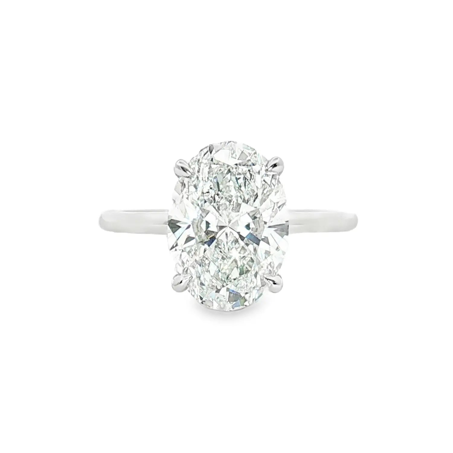 LGT032 -  [Setting Only] Hidden Halo Diamond Engagement Ring CHARLISA™