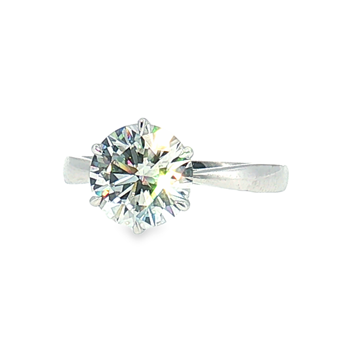 LGT0825 - Setting Only Round Cut Six-Prong Solitaire Engagement Ring