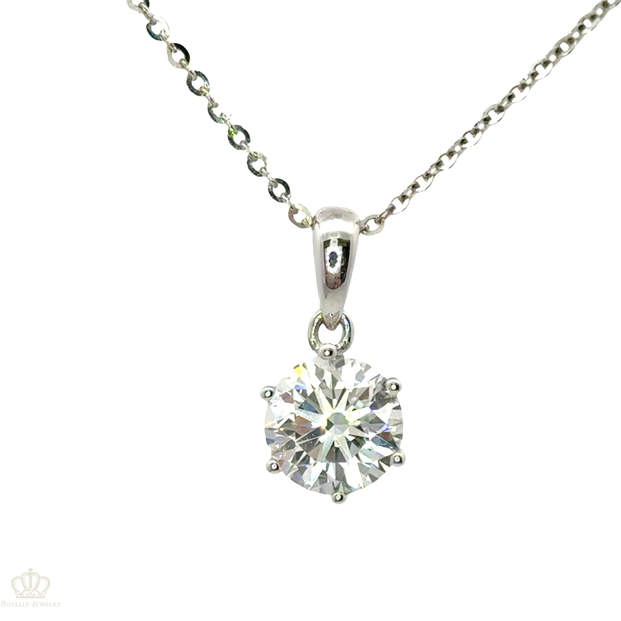 Six Prong Solitaire Pendants Necklaces [Setting Only] - LC110 CHARLISA™