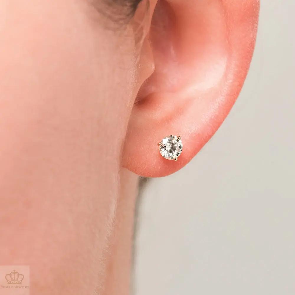 Three Prong Classic Stud Earrings (Setting Only) - DC001 CHARLISA™