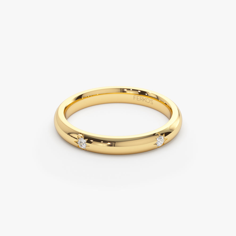 OBFJ2253 - Star Setting Full Eternity Diamond Ring in ring in selectable metal and diamond options - Roselle Jewelry view 6