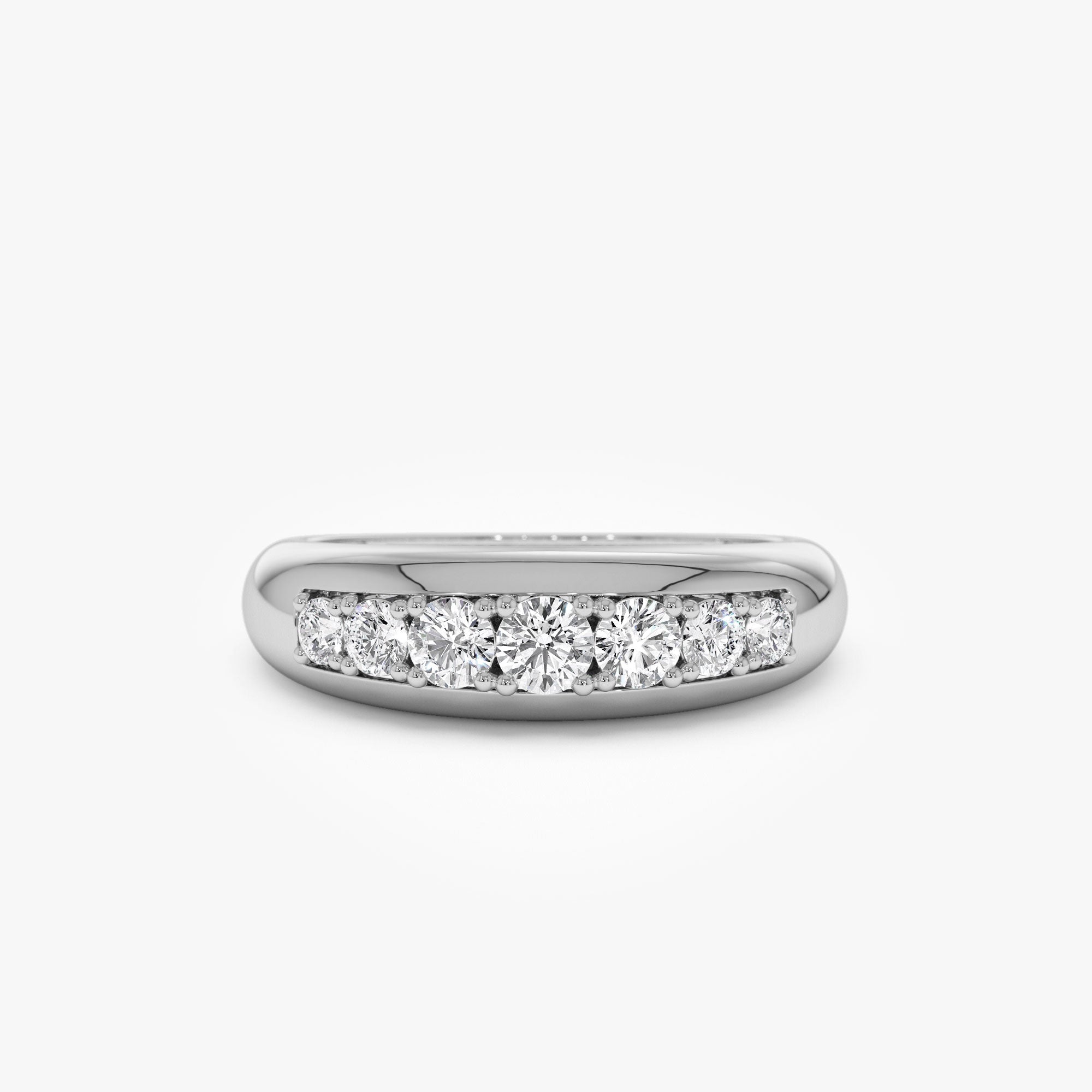 OBFJ1158 - 14k Dome Diamond Ring 7