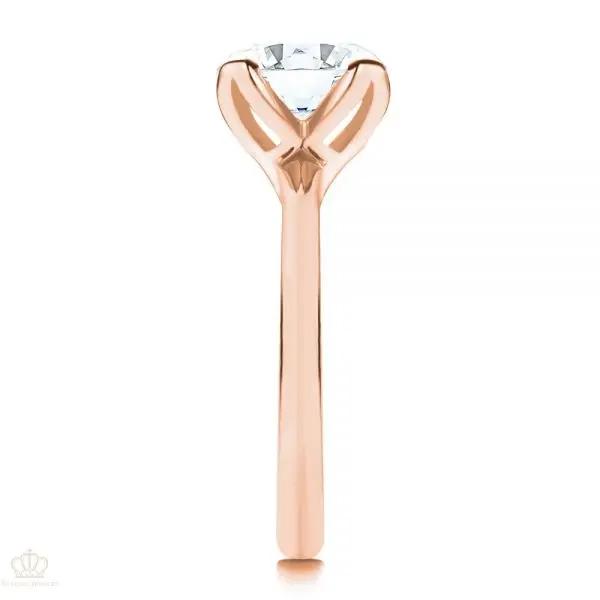 Floral Four Prong Solitaire Engagement Ring [Setting Only] - LGN003 CHARLISA™