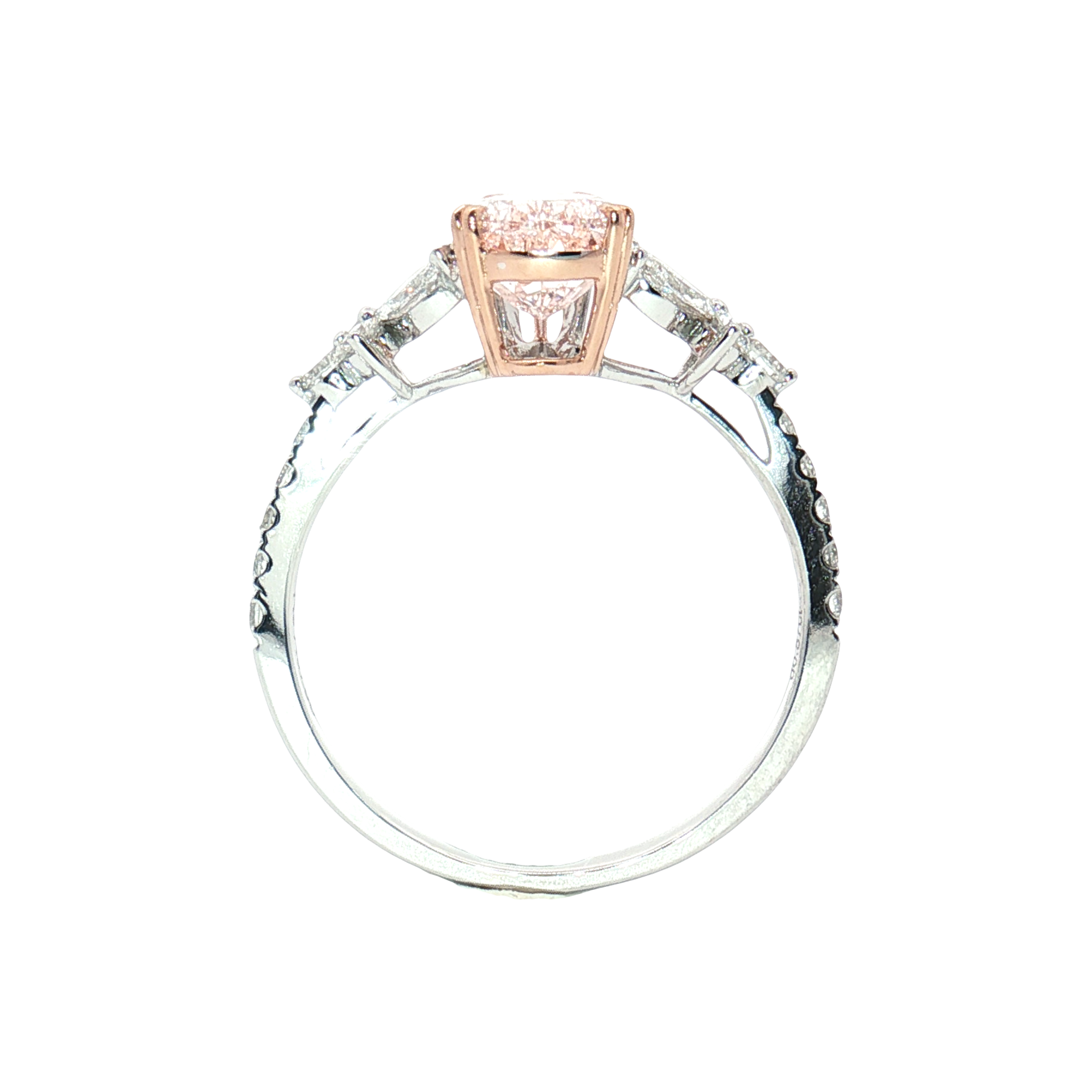 LGT0221 - [Setting Only] Pear Shape Floral Cluster Diamond Engagement Ring