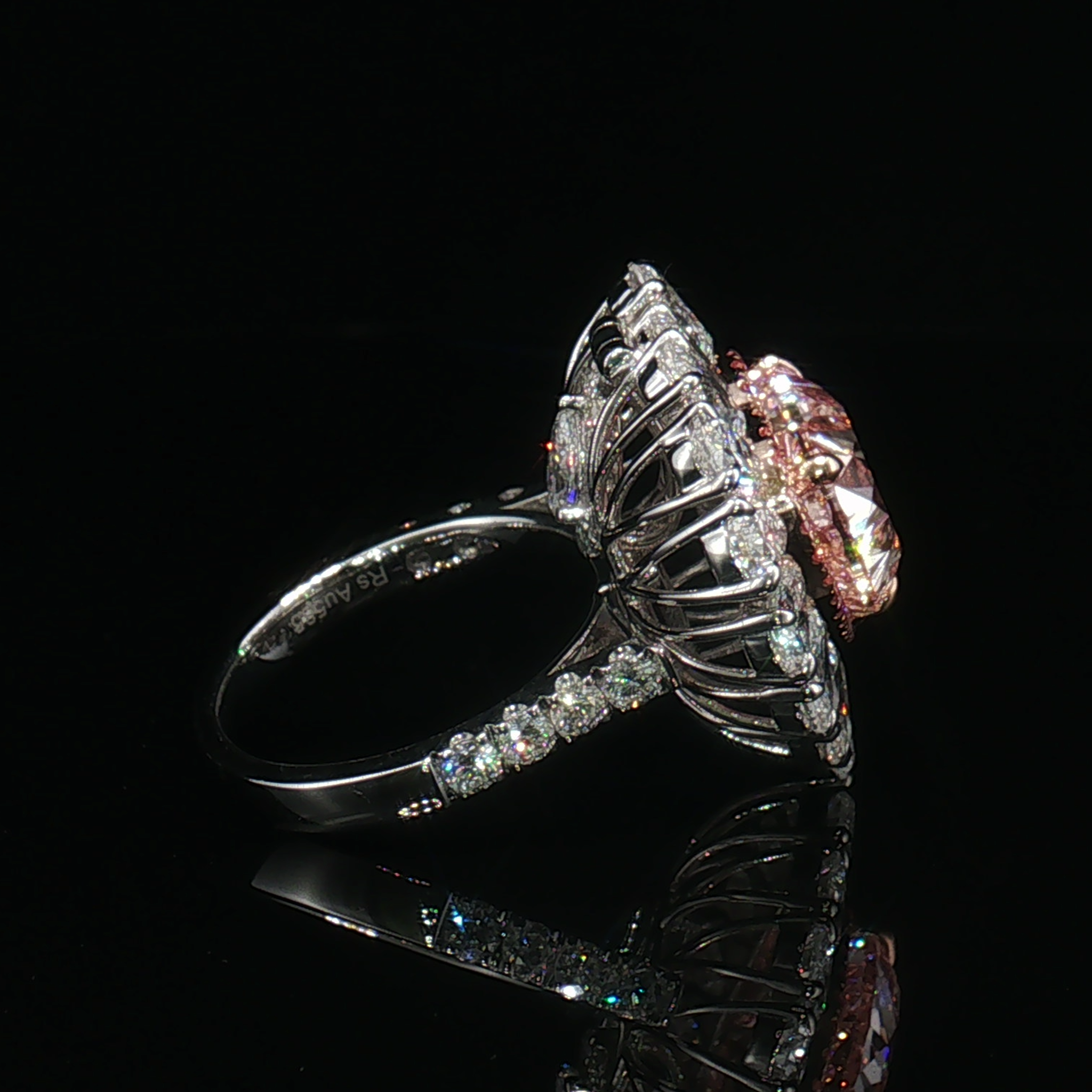 LGV0532 - [Setting Only] Grand Heart Cut Double Halo Engagement Ring