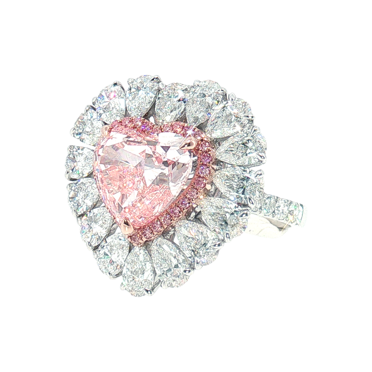 LGV0532 - [Setting Only] Grand Heart Cut Double Halo Engagement Ring
