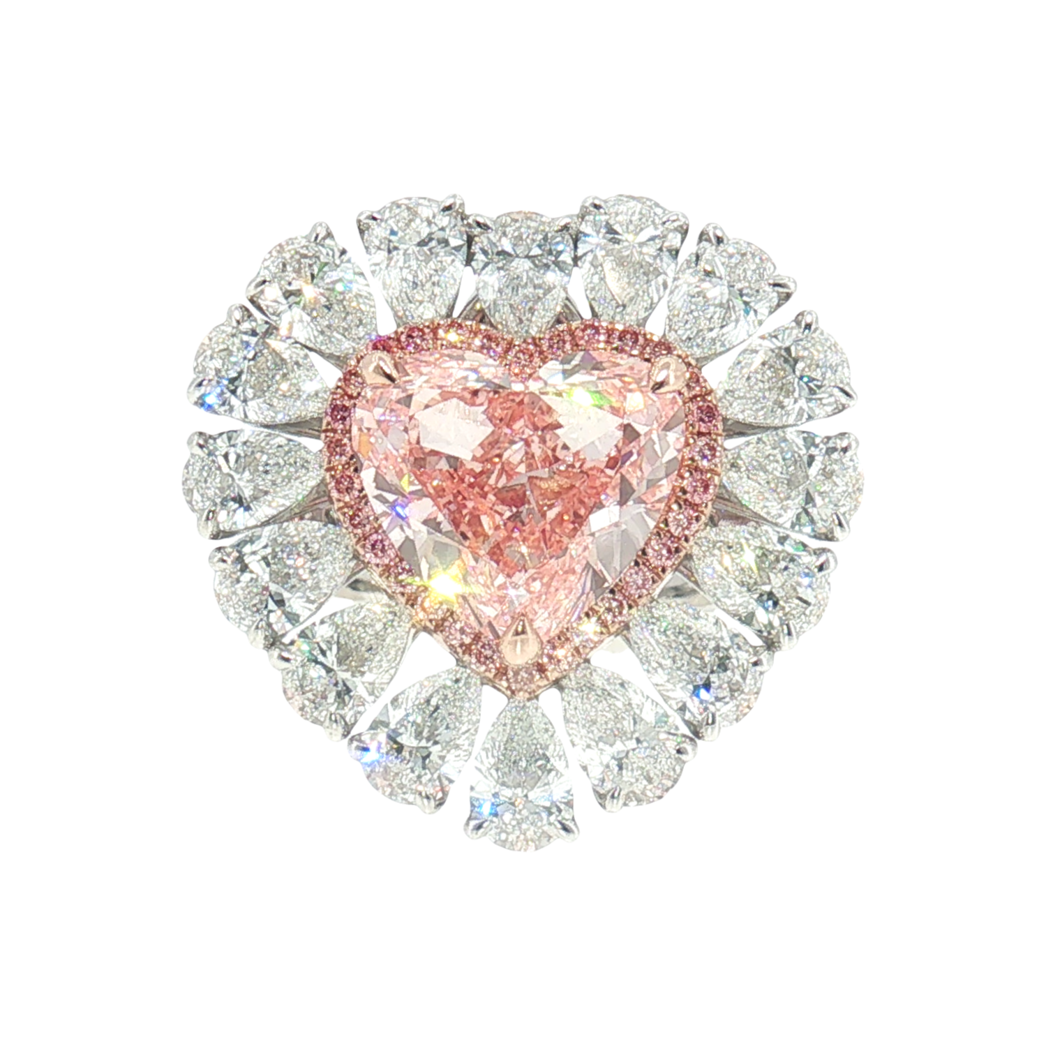 LGV0532 - [Setting Only] Grand Heart Cut Double Halo Engagement Ring