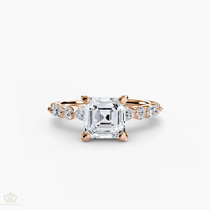 Solitaire with Eternity Pavé 2 Roselle Jewelry