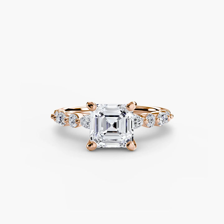 Solitaire with Eternity Pavé 2 Roselle Jewelry