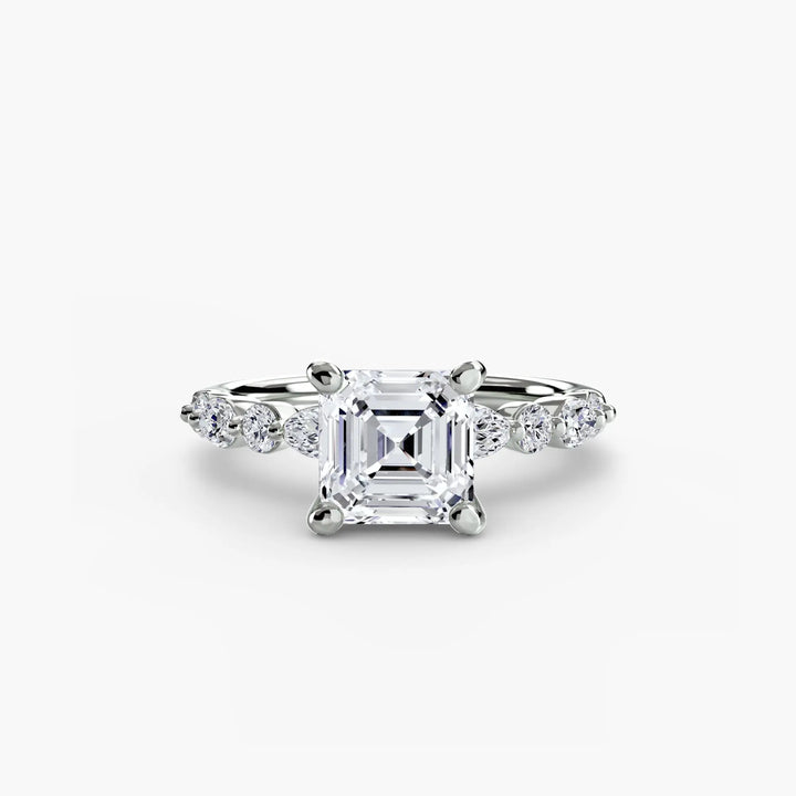 Solitaire with Eternity Pavé 2 Roselle Jewelry