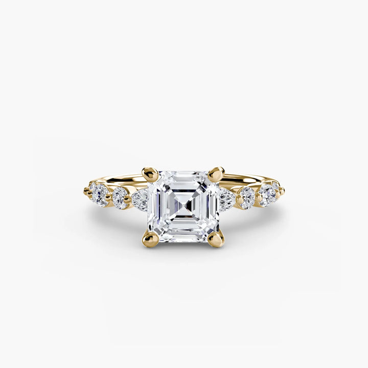 Solitaire with Eternity Pavé 2 Roselle Jewelry