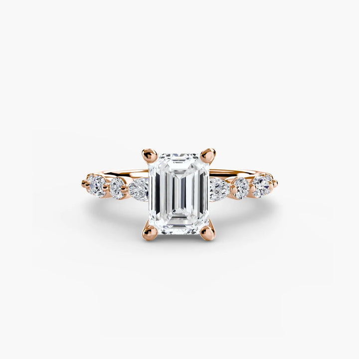 Solitaire with Eternity Pavé 2 Roselle Jewelry