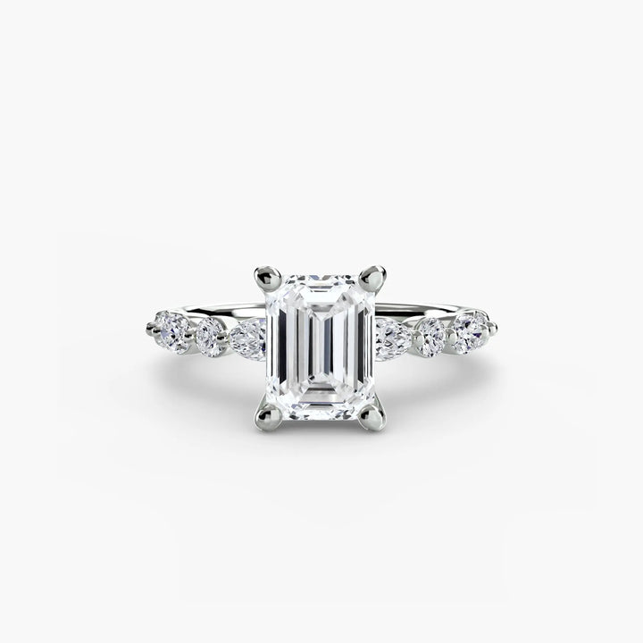 Solitaire with Eternity Pavé 2 Roselle Jewelry