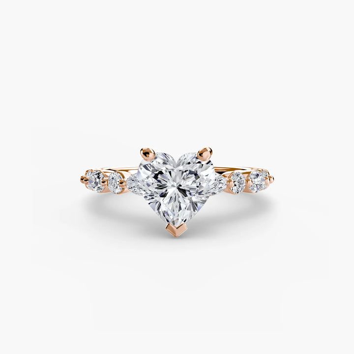 Solitaire with Eternity Pavé 2 Roselle Jewelry